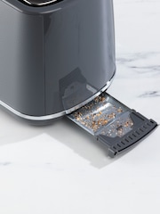 Daewoo Grey Stirling 2 Slice Toaster - Image 2 of 4