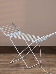 Daewoo Grey Heated Clothes Airer With Wings - Image 2 of 3