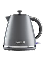 Daewoo Grey Stirling 1.7L 3Kw Pyramid Kettle - Image 3 of 4