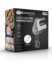 Daewoo Black Cordless Pro Hand-Held Mixer - Image 5 of 5