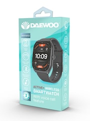 Daewoo Black Active + Smartwatch With Voice Call - Image 4 of 4