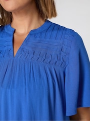 Azul - Live Unlimited Curve Crinkle Smocked Top - Imagen 3 de 3