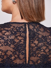 Live Unlimited Blue Lace Midaxi Dress - Image 4 of 5
