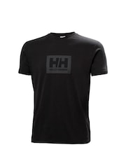 Helly Hansen Box 2.0 100% Cotton Black T-Shirt - Image 1 of 2