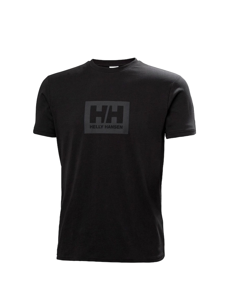 Helly Hansen Box 2.0 100% Cotton Black T-Shirt - Image 1 of 2