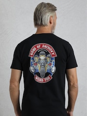 Weird Fish Black Sons of Anchovy Heritage Wash Artist 100% Cotton T-Shirt - Image 2 of 6