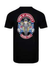 Weird Fish Black Sons of Anchovy Heritage Wash Artist 100% Cotton T-Shirt - Image 6 of 6