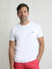 Off White - Tricou din bumbac 100% cu logo Weird Fish - Image 1 of 6