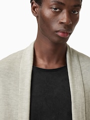 Allsaints Odprta jopica Mode Merino - Slika 2 iz 8