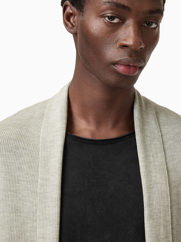 Allsaints Odprta jopica Mode Merino - Slika 2 iz 8