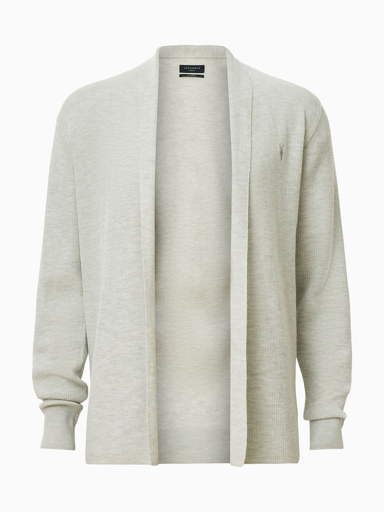 Allsaints Odprta jopica Mode Merino - Slika 8 iz 8