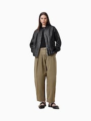 AllSaints Green Becca Denim Trousers - Image 4 of 7