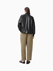 AllSaints Green Becca Denim Trousers - Image 6 of 7