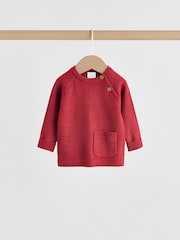 Red Baby Knitted Jumper and Leggings Set (0mths-2yrs) - Image 3 of 11