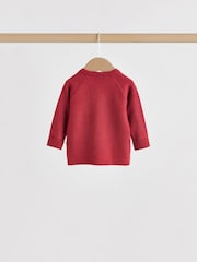 Red Baby Knitted Jumper and Leggings Set (0mths-2yrs) - Image 4 of 11