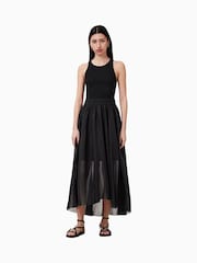 AllSaints Black Zenia Dress - Image 3 of 6