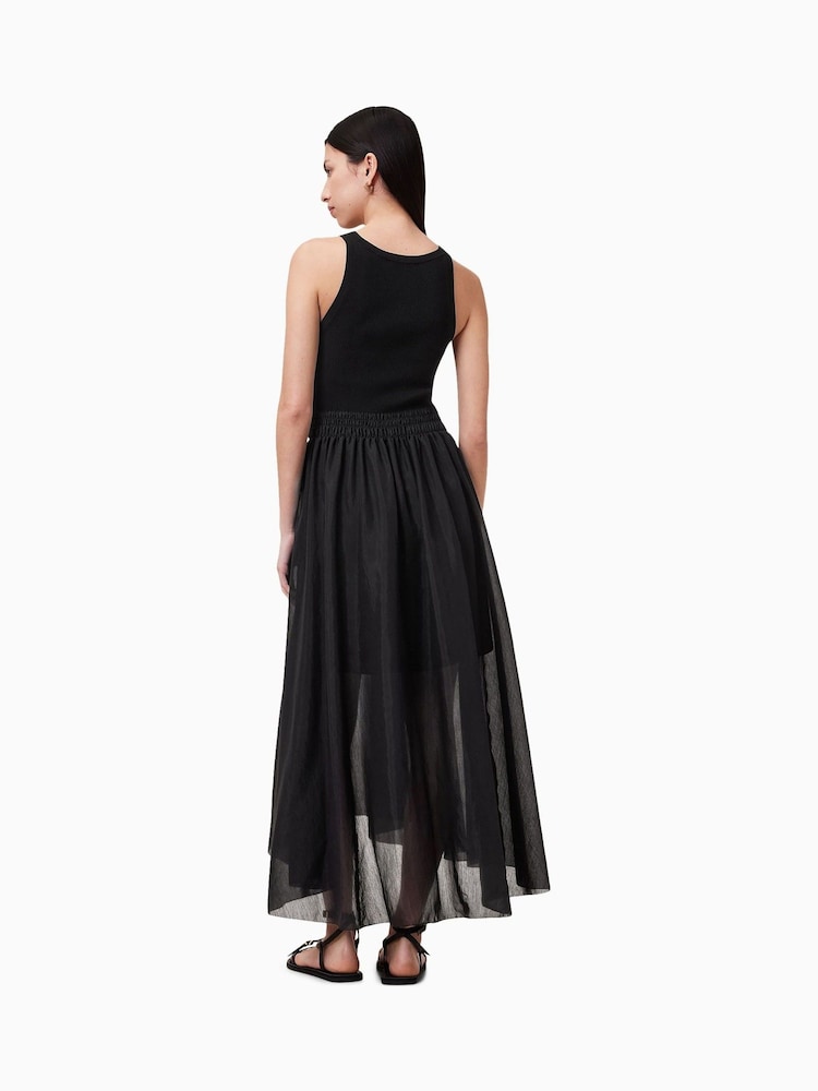 AllSaints Black Zenia Dress - Image 4 of 6