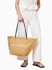 AllSaints Brown Serafina Canvas Tote Bag - Image 4 of 7