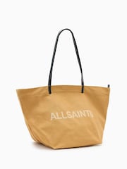 AllSaints Brown Serafina Canvas Tote Bag - Image 5 of 7