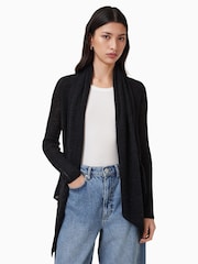 AllSaints Black Harper Cardigan - Image 1 of 11
