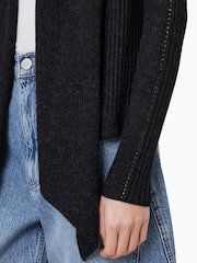 AllSaints Black Harper Cardigan - Image 8 of 11