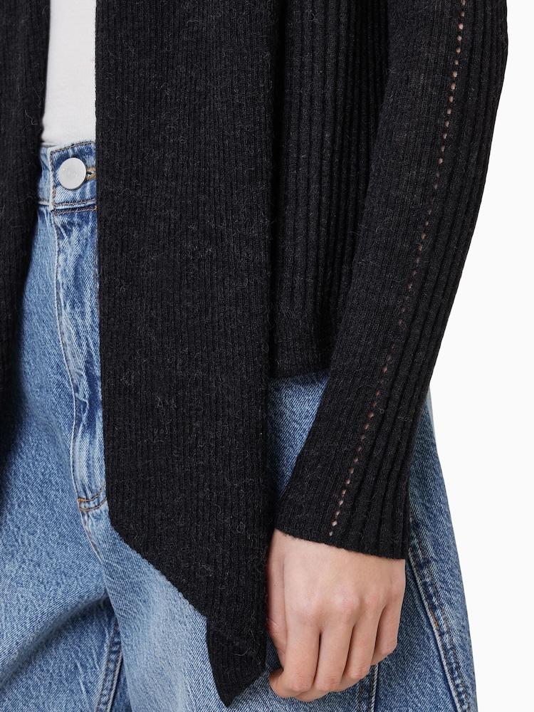 AllSaints Black Harper Cardigan - Image 8 of 11