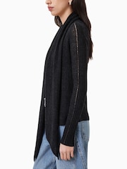 AllSaints Black Harper Cardigan - Image 9 of 11