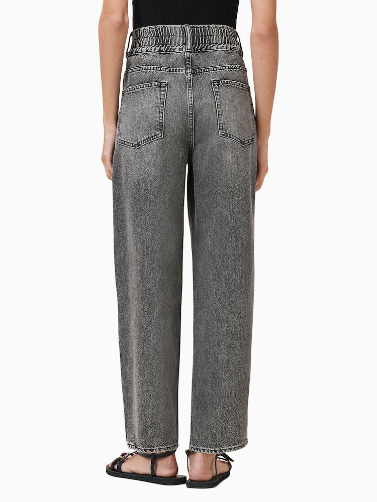 AllSaints Grey Daisy Barrel Jeans - Image 5 of 8