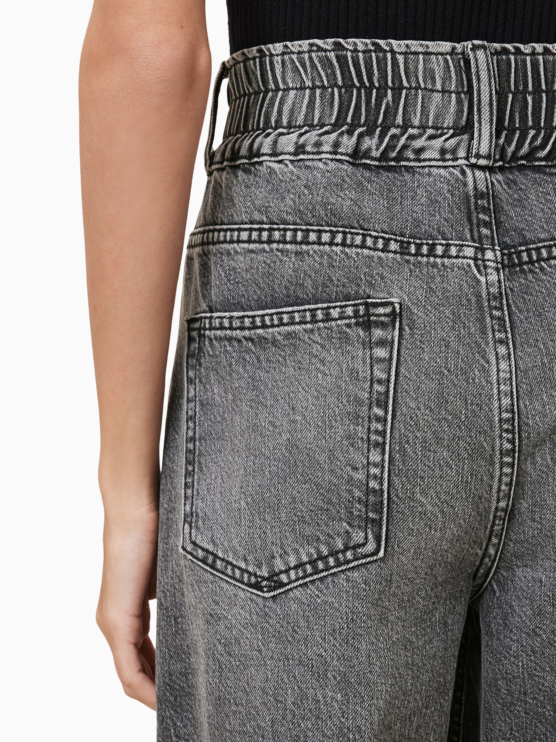 Buy AllSaints Grey Daisy Barrel Jeans from Next USA