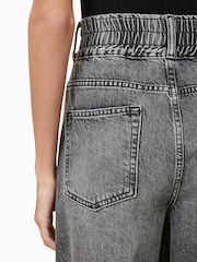 AllSaints Grey Daisy Barrel Jeans - Image 7 of 8