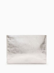 AllSaints Grey Bettina Clutch - Image 1 of 6