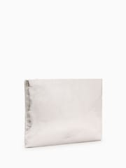 AllSaints Grey Bettina Clutch - Image 3 of 6