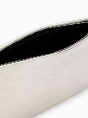 AllSaints Grey Bettina Clutch - Image 4 of 6