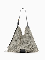 AllSaints Black Asha Paper Shoulder Bag - Image 1 of 7