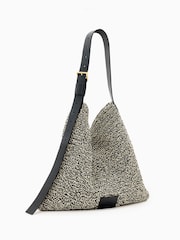 AllSaints Black Asha Paper Shoulder Bag - Image 3 of 7