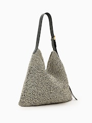 AllSaints Black Asha Paper Shoulder Bag - Image 4 of 7