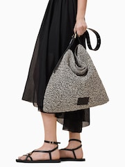 AllSaints Black Asha Paper Shoulder Bag - Image 5 of 7