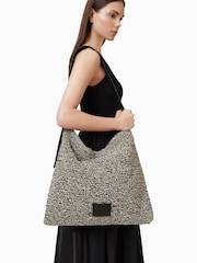 AllSaints Black Asha Paper Shoulder Bag - Image 6 of 7