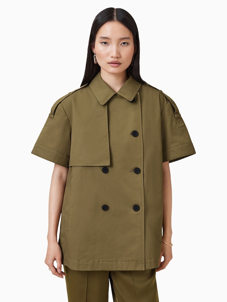 AllSaints Green Flow Jacket - Image 4 of 9