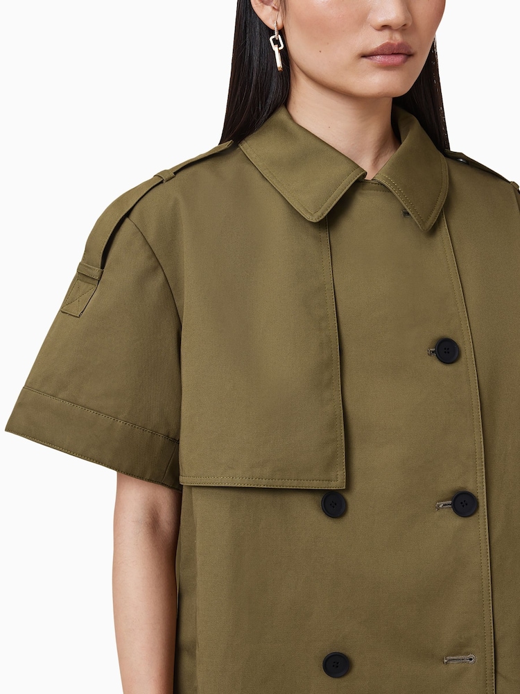 AllSaints Green Flow Jacket - Image 7 of 9