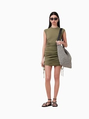 Зеленый - Платье Allsaints Sonny - Изображение 3 из 9