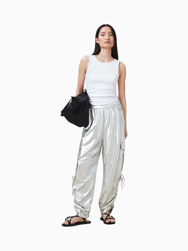 AllSaints Grey Kaye Trousers - Image 1 of 1