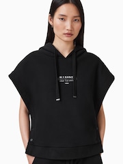 أسود - AllSaints Sorri SL Hoodie - صورة 1 من 11