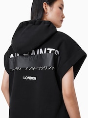 أسود - AllSaints Sorri SL Hoodie - صورة 2 من 11