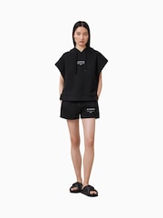 أسود - AllSaints Sorri SL Hoodie - صورة 6 من 11