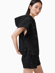 أسود - AllSaints Sorri SL Hoodie - صورة 9 من 11