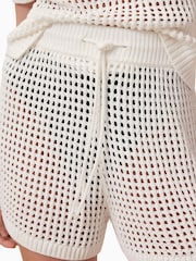AllSaints White Paloma Shorts - Image 3 of 7