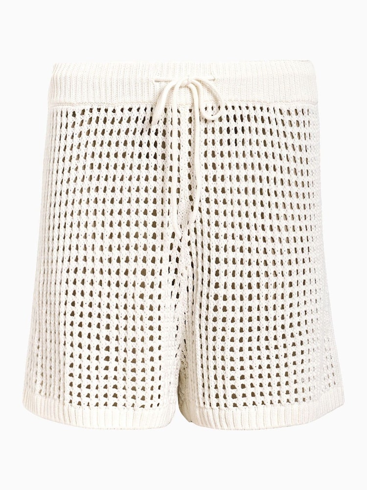 AllSaints White Paloma Shorts - Image 7 of 7 AllSaints White Paloma Shorts - Image 7 of 7