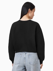 AllSaints Black Mira Haven 100% Cotton Sweatshirt - Image 2 of 7