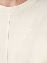 AllSaints White Mira Haven 100% Cotton Sweatshirt - Image 6 of 7